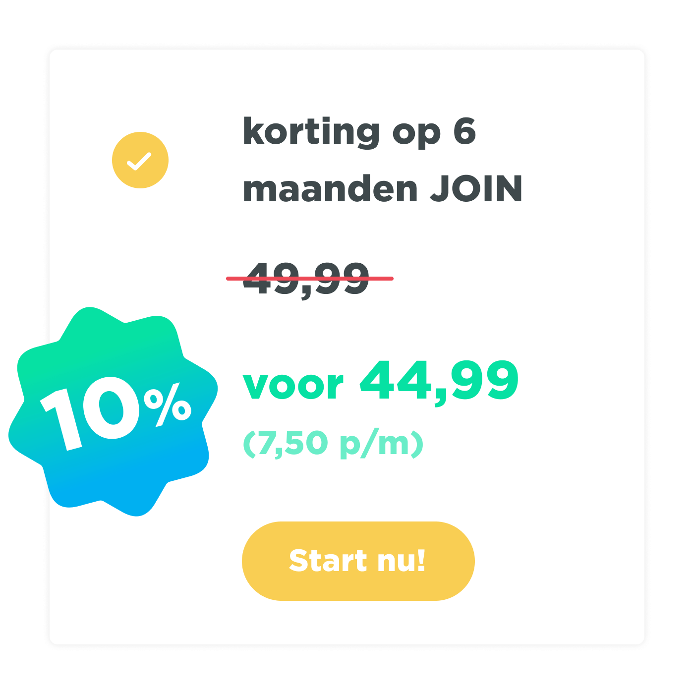 JOIN Cycling - 10% Deal - 6 maanden