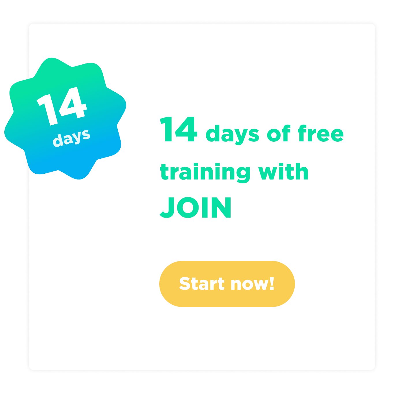 14 Days Free Trial - JOIN Cycling